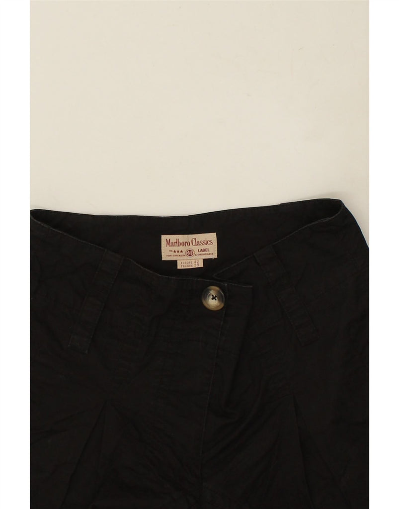 MARLBORO CLASSICS Womens Chino Shorts EU 42 Large W32  Black Cotton | Vintage Marlboro Classics | Thrift | Second-Hand Marlboro Classics | Used Clothing | Messina Hembry 