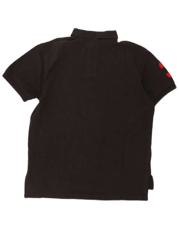 Polo Ralph Lauren Mens Graphic Shirt Medium Black Cotton