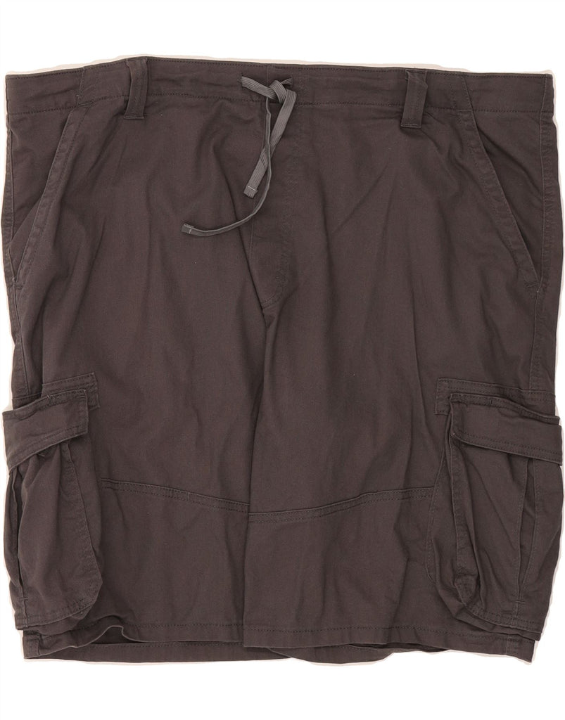 WRANGLER Mens Relaxed Fit Cargo Shorts XL W40  Grey Cotton Vintage Wrangler and Second-Hand Wrangler from Messina Hembry 