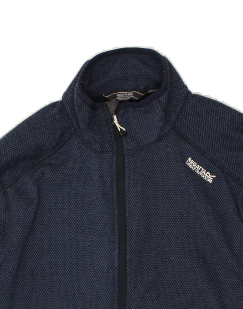 REGATTA Mens Tracksuit Top Jacket Large Navy Blue Polyester | Vintage Regatta | Thrift | Second-Hand Regatta | Used Clothing | Messina Hembry 