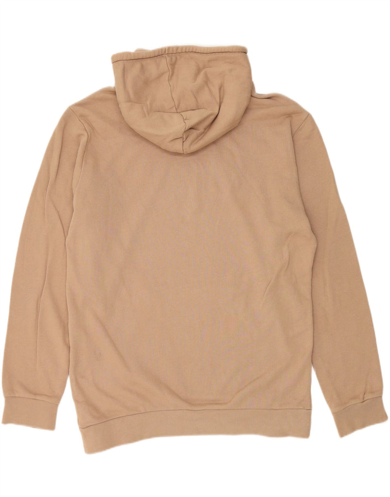 ADIDAS Mens Hoodie Jumper Large Beige Cotton Vintage Adidas and Second-Hand Adidas from Messina Hembry 