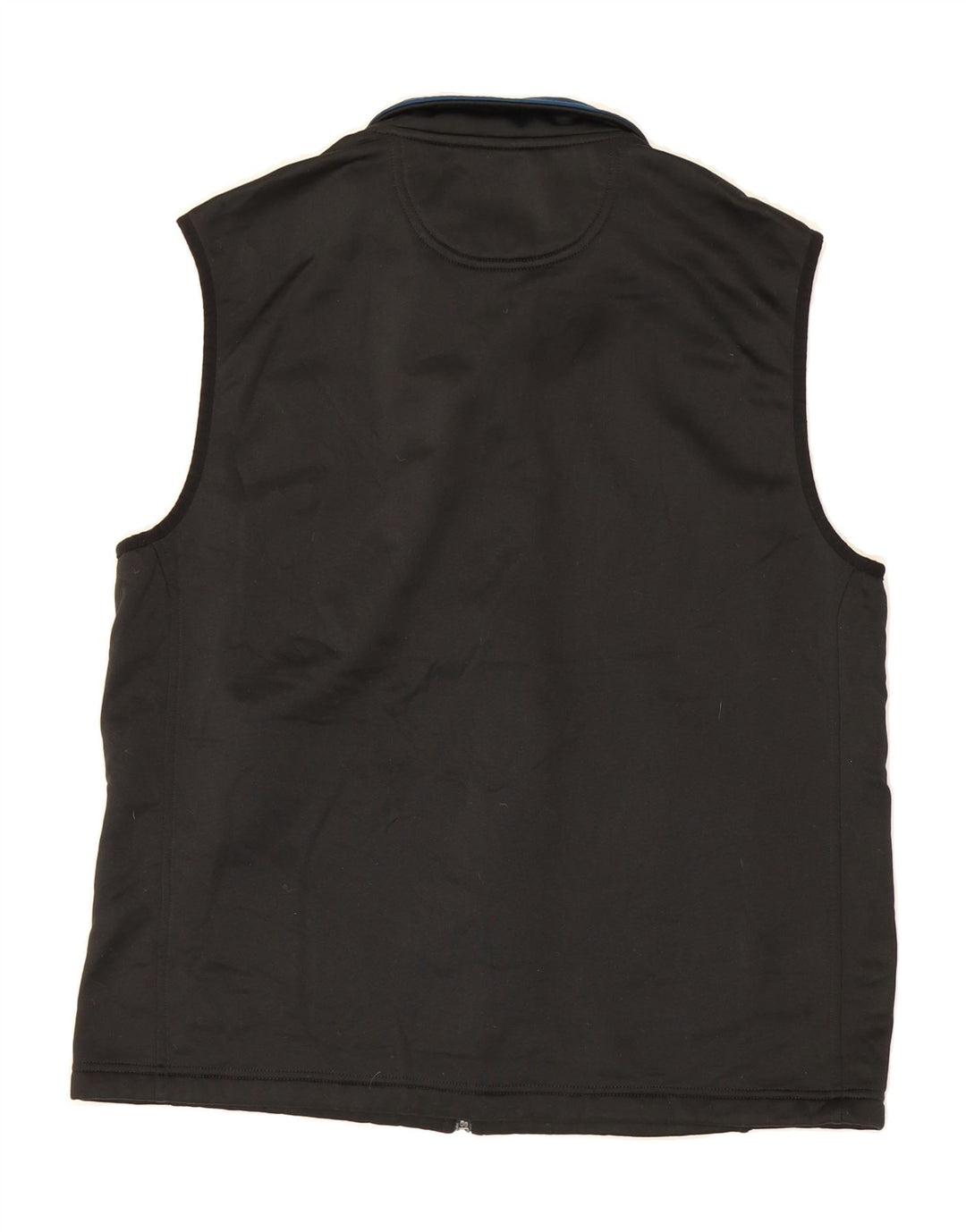 IZOD Mens Sleeveless Tracksuit Top Jacket Medium Black Polyester Vintage Izod and Second-Hand Izod from Messina Hembry 