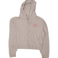 VANS Womens Graphic Zip Hoodie Sweater UK 18 XL Grey Cotton Vintage Vans and Second-Hand Vans from Messina Hembry 