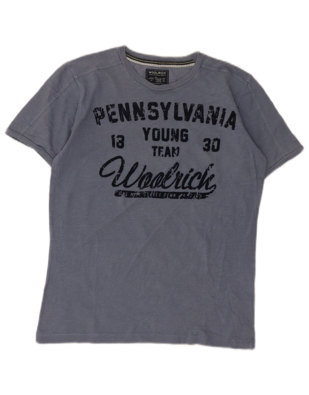 Woolrich Boys Graphic T-Shirt Top 11-12 Years Blue