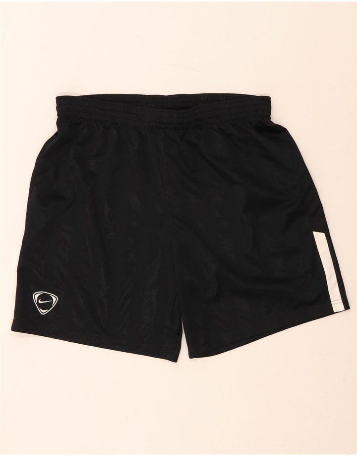 NIKE Mens Sport Shorts Small  Black Polyester Vintage Nike and Second-Hand Nike from Messina Hembry 