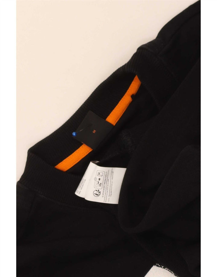 Hugo Boss Mens Graphic Sweatshirt Jumper Medium Black Cotton