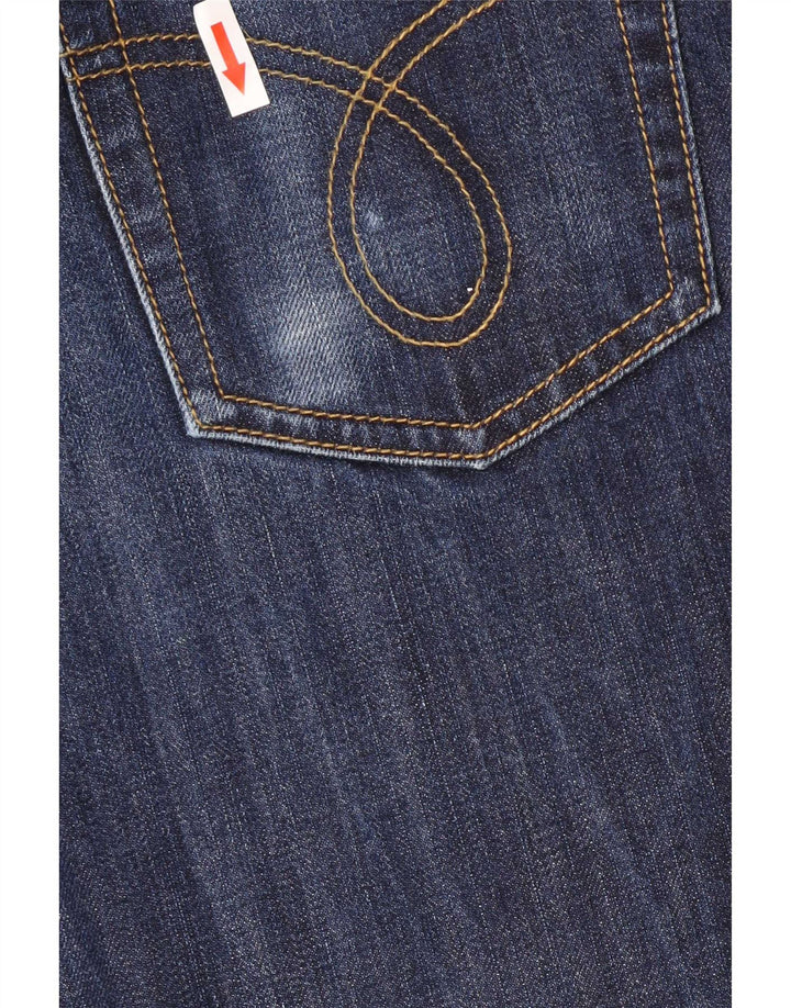 Calvin Klein Womens Straight Jeans W33 L31 Navy Blue