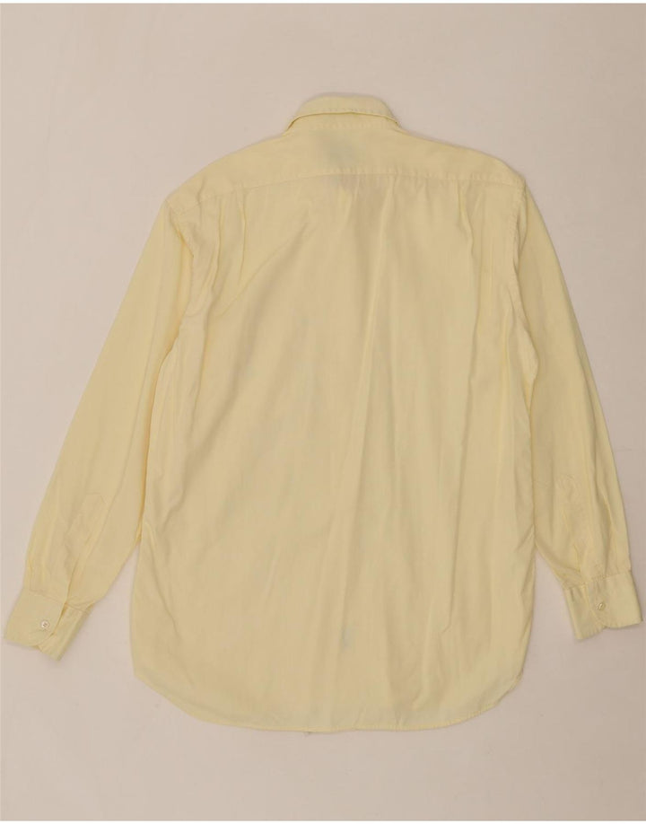 BROOKSFIELD Mens Shirt Size 40 Medium Yellow Vintage Brooksfield and Second-Hand Brooksfield from Messina Hembry 