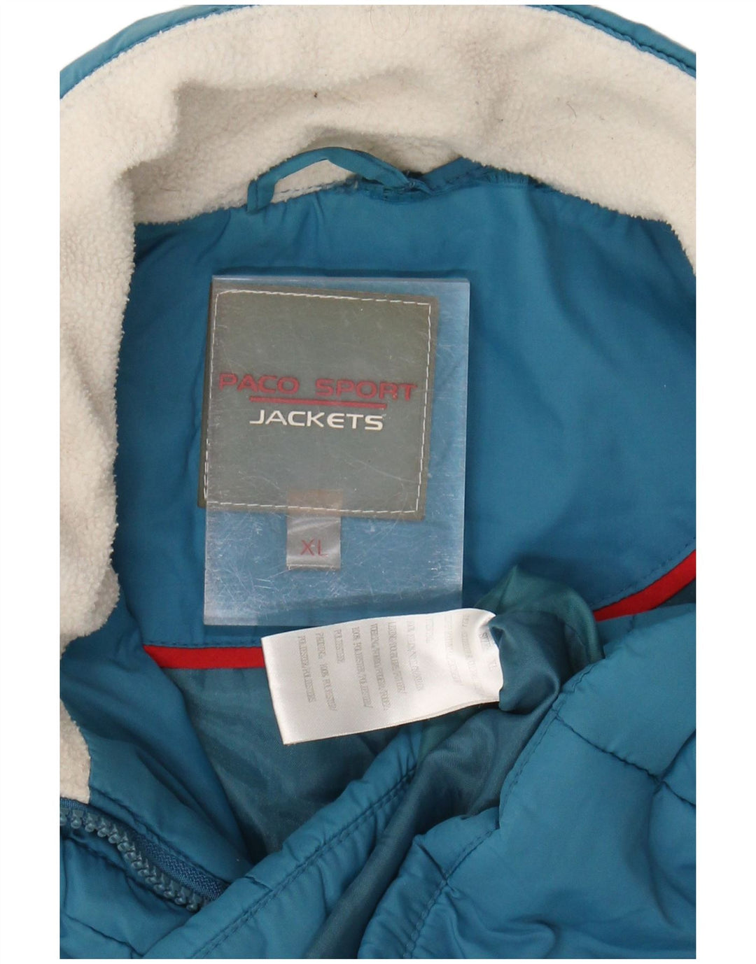 PACO Womens Padded Jacket UK 18 XL Blue Nylon