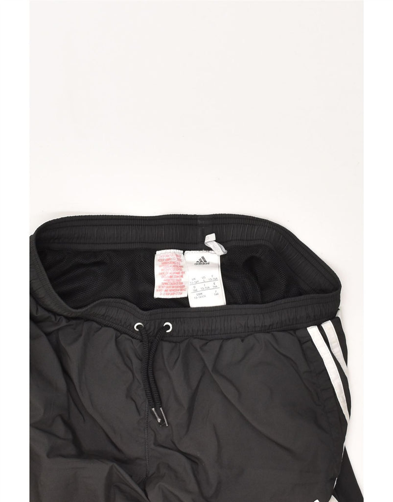 ADIDAS Boys Climalite Capri Tracksuit Trousers Joggers 13-14 Years Black | Vintage Adidas | Thrift | Second-Hand Adidas | Used Clothing | Messina Hembry 