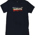LEVI'S Mens Graphic T-Shirt Top Medium Navy Blue Cotton