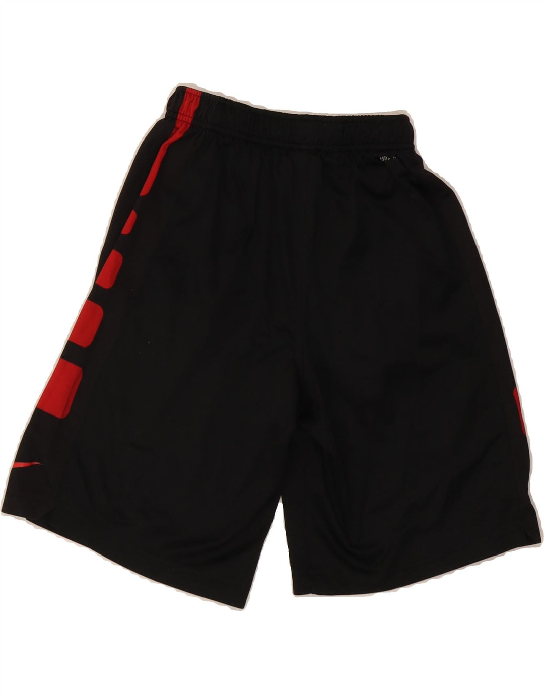 NIKE Boys Dri Fit Graphic Sport Shorts 10-11 Years Medium Black Polyester Vintage Nike and Second-Hand Nike from Messina Hembry 
