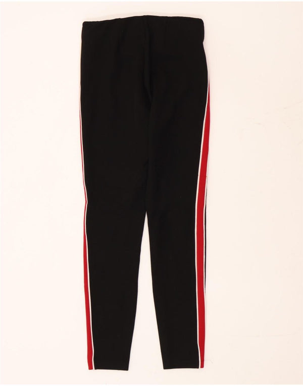 Zara Womens Trafaluc Leggings UK 8 Small  Black Striped