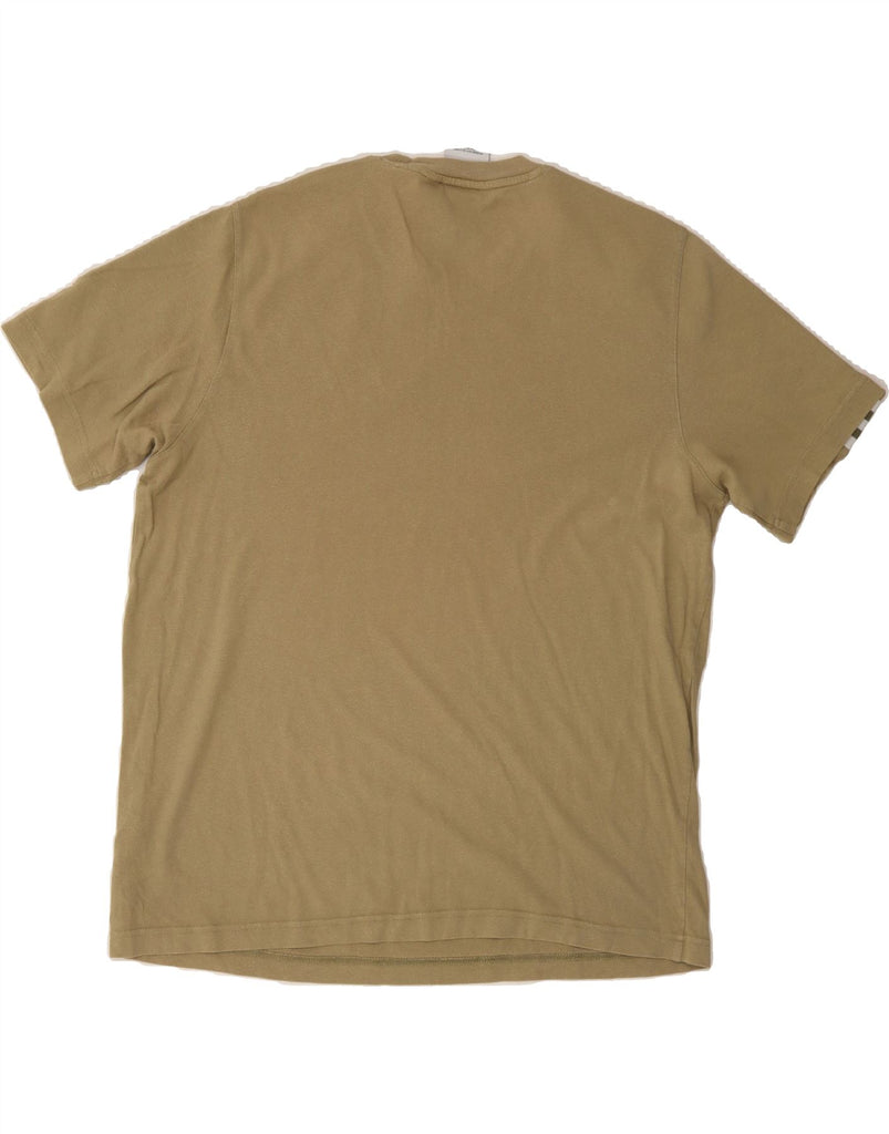 ADIDAS Mens T-Shirt Top Medium Khaki Cotton Vintage Adidas and Second-Hand Adidas from Messina Hembry 