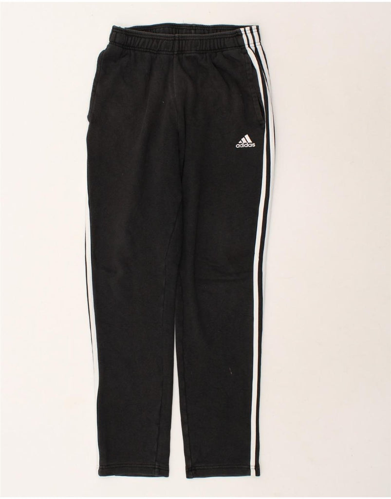 ADIDAS Mens Tracksuit Trousers Medium Black Cotton | Vintage Adidas | Thrift | Second-Hand Adidas | Used Clothing | Messina Hembry 