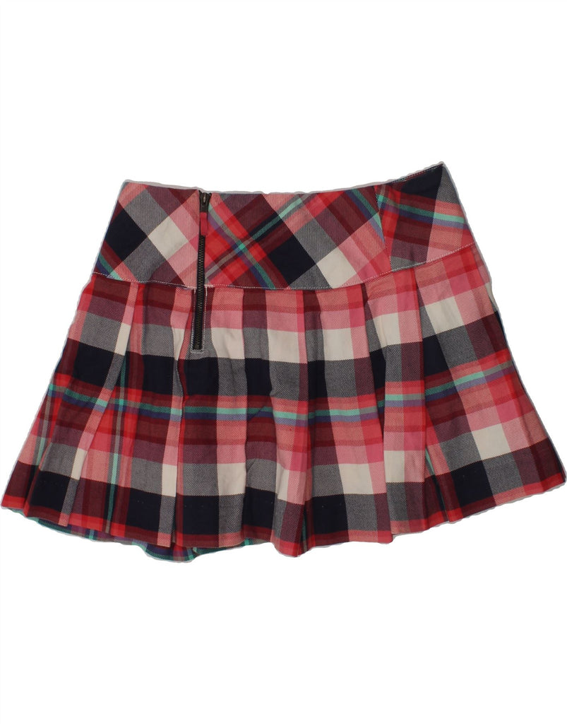 TOMMY HILFIGER Girls Mini Skirt 11-12 Years W28  Red Check Vintage Tommy Hilfiger and Second-Hand Tommy Hilfiger from Messina Hembry 