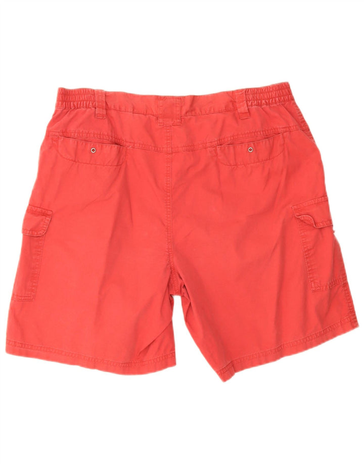 Columbia Womens Cargo Shorts Large W36  Red Cotton