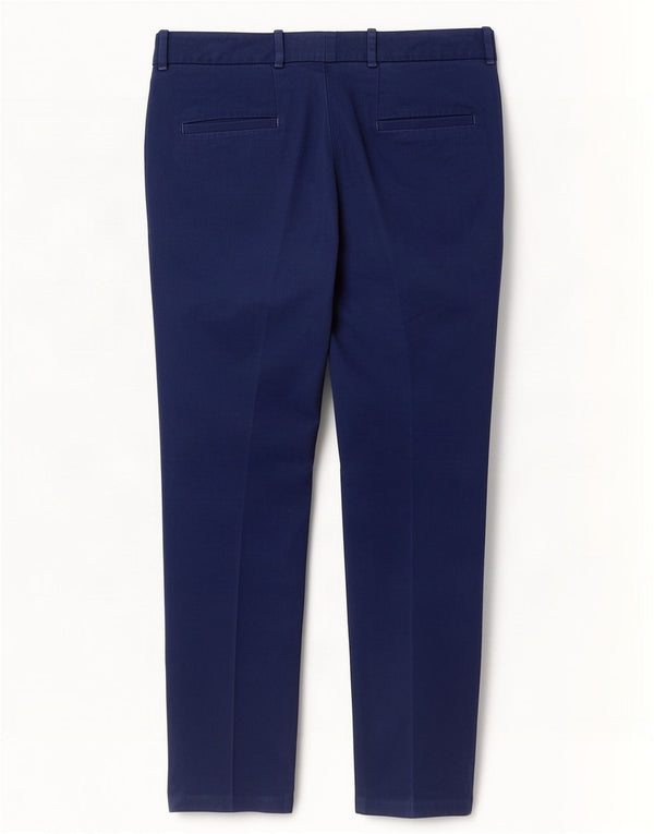 Zara Womens Slim Chino Trousers Medium W28 L28 Navy Blue