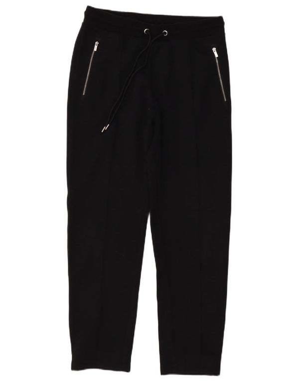 Marks & Spencer Womens Tracksuit Trousers UK 10 Small  Black Polyester