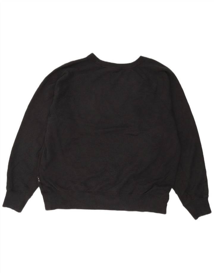 Nike Mens Graphic Sweatshirt Jumper XL Black Cotton