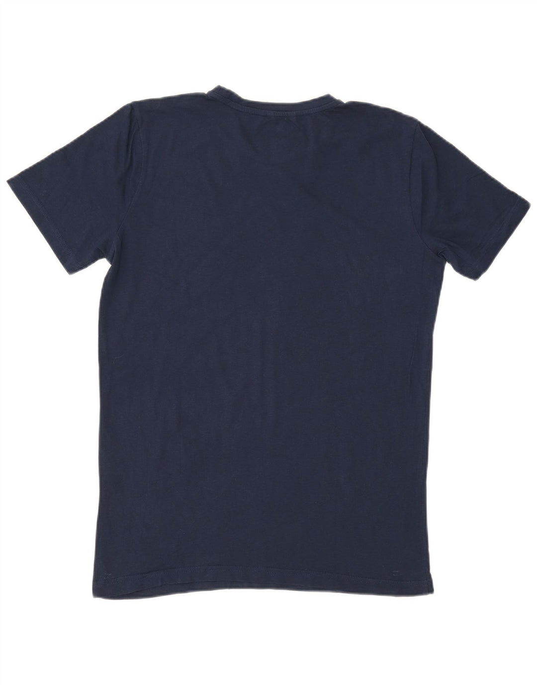 CARRERA Mens Graphic T-Shirt Top Medium Navy Blue Cotton