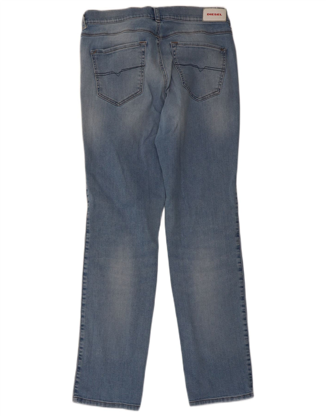 Diesel Mens Sandy Regular Slim Straight Jeans W30 L32 Blue Cotton