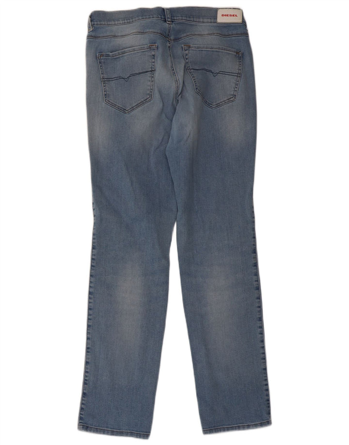 Diesel Mens Sandy Regular Slim Straight Jeans W30 L32 Blue Cotton