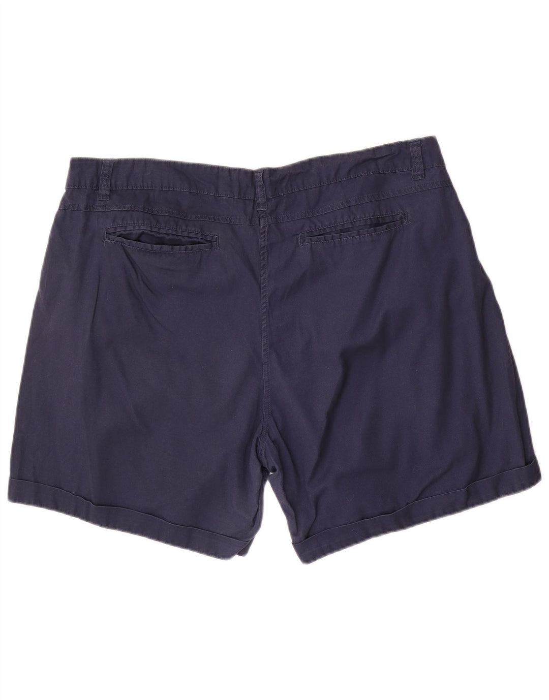 MOUNTAIN WAREHOUSE Womens Casual Shorts UK 18 XL W40 Navy Blue Cotton