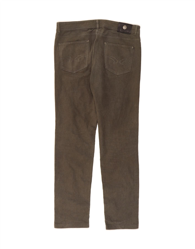 TRUSSARDI Mens Slim Casual Trousers W35 L32 Grey Vintage Trussardi and Second-Hand Trussardi from Messina Hembry 