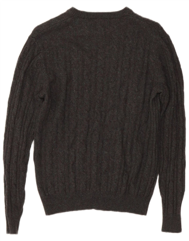 JACK WILLS Mens The Marlow Crew Neck Jumper Sweater XS Grey Wool