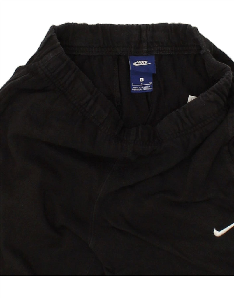 NIKE Mens Sport Shorts Small Black Cotton | Vintage Nike | Thrift | Second-Hand Nike | Used Clothing | Messina Hembry 