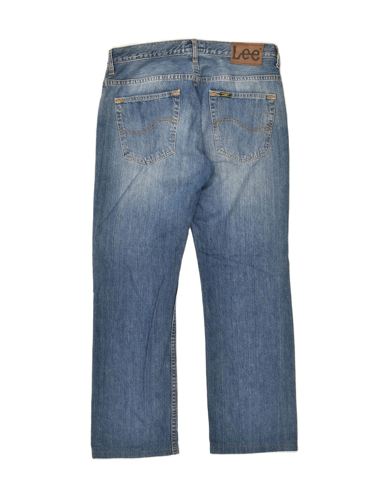 LEE Mens Knox Straight Jeans W32 L28 Blue Cotton | Vintage Lee | Thrift | Second-Hand Lee | Used Clothing | Messina Hembry 