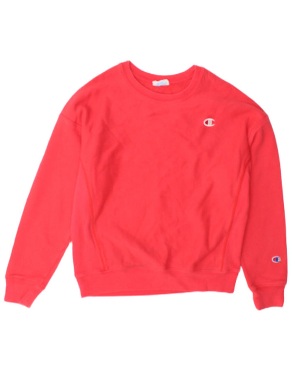 Champion Mens Sweatshirt Jumper Medium Pink