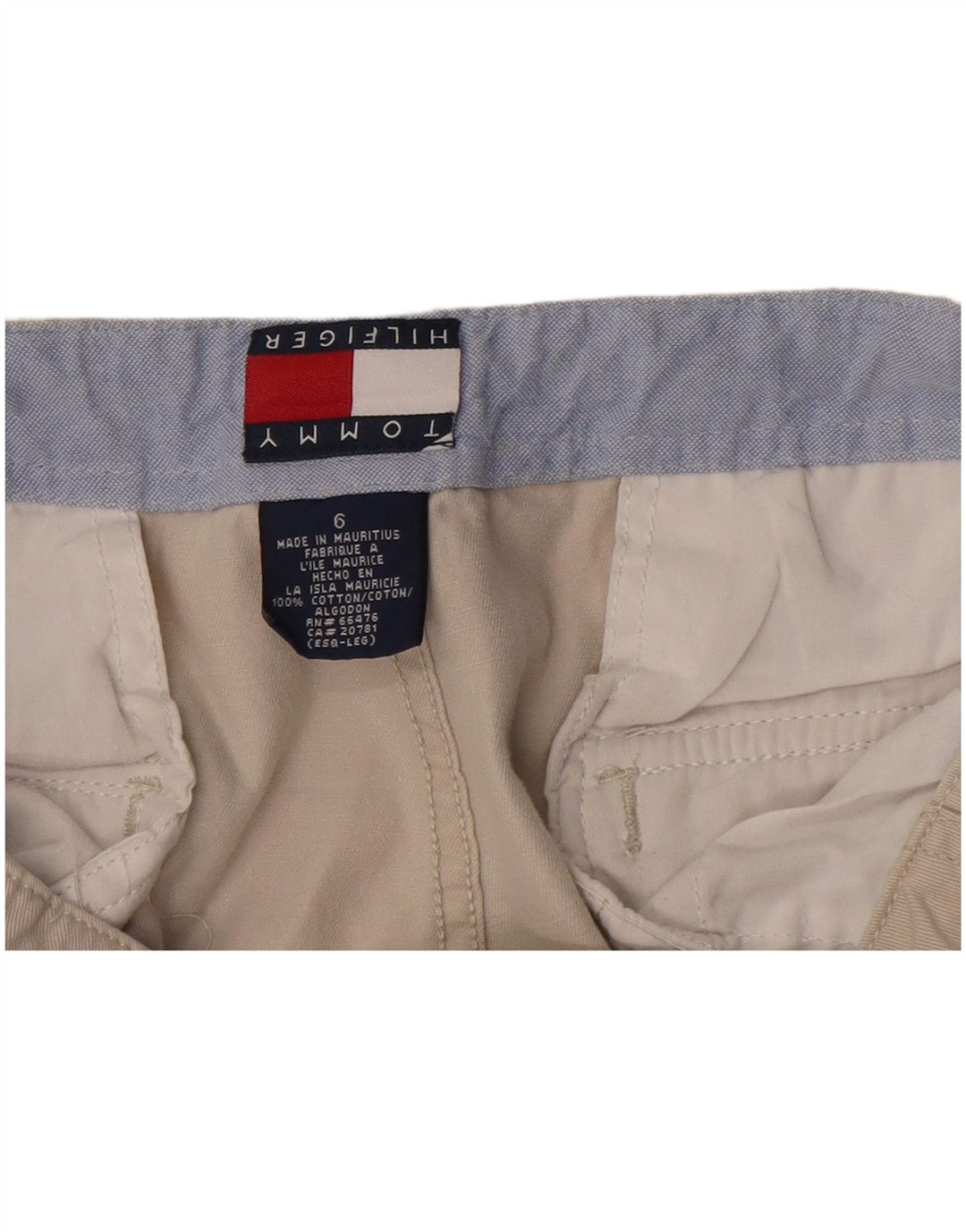 Tommy Hilfiger Womens Cargo Shorts US 6 Medium W28  Beige Cotton