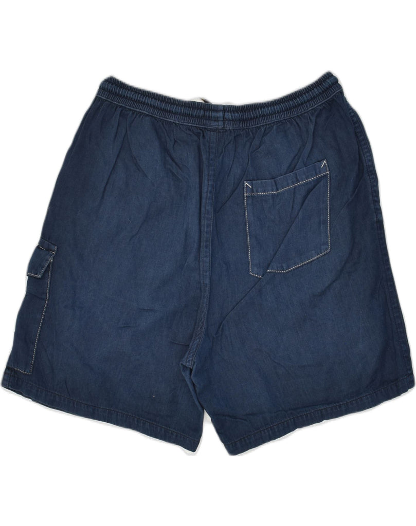 CHEAP MONDAY Mens Sport Shorts Medium W32  Navy Blue Cotton | Vintage Cheap Monday | Thrift | Second-Hand Cheap Monday | Used Clothing | Messina Hembry 