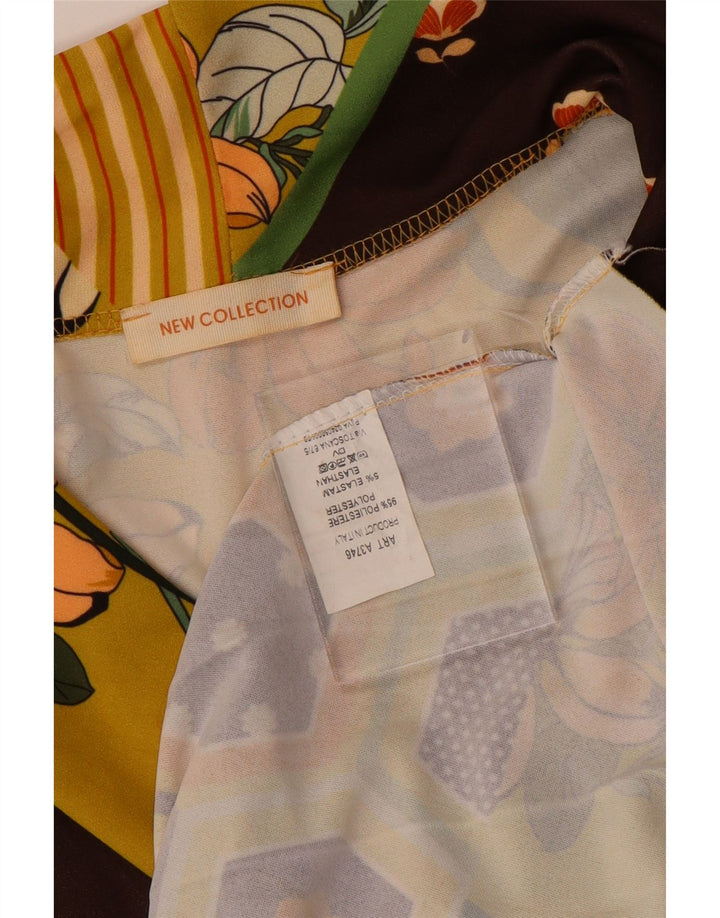 NEW COLLECTION Womens Maxi Dress UK 12 Medium Multicoloured Patchwork