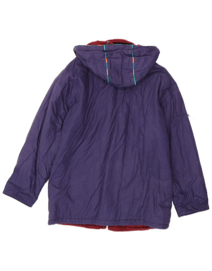DW-Shop Womens Oversized Hooded Windbreaker Jacket EU 36 Small Purple