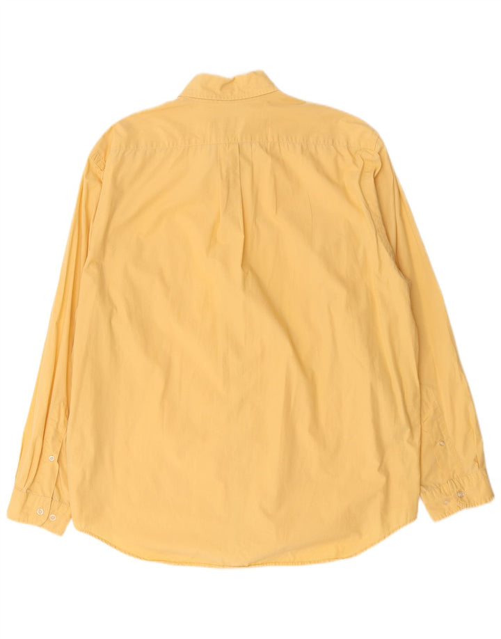 Marlboro Classics Mens Shirt 2XL Yellow Cotton