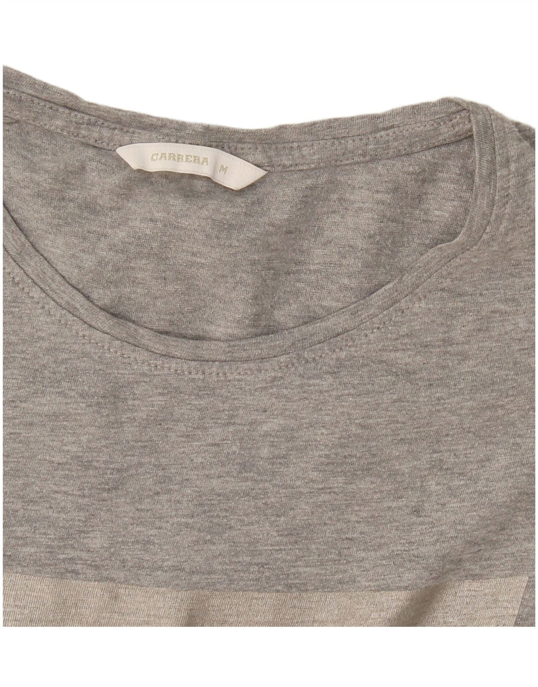 Carrera Womens Graphic T-Shirt Top UK 12 Medium Grey