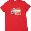 NAPAPIJRI Boys Graphic T-Shirt Top 9-10 Years Red | Vintage Napapijri | Thrift | Second-Hand Napapijri | Used Clothing | Messina Hembry 