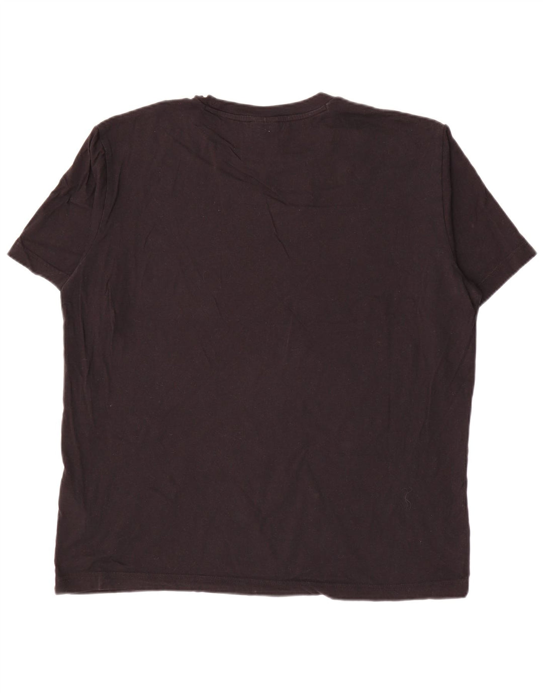 Champion Mens Graphic T-Shirt Top Large Black Cotton