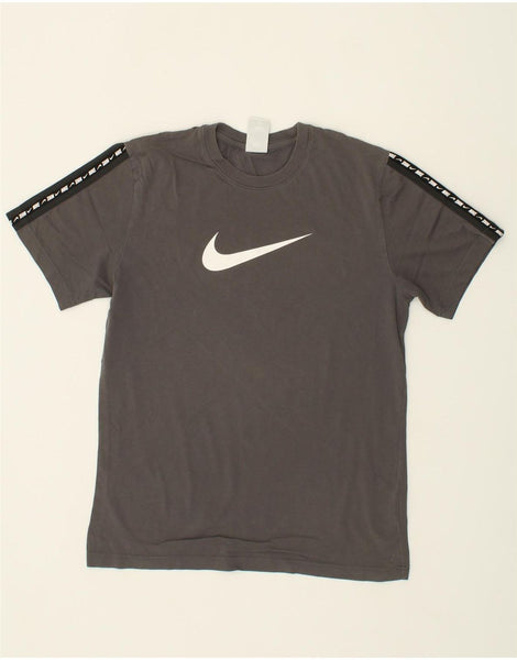 NIKE Mens Graphic T-Shirt Top Medium Grey Cotton – Messina Hembry