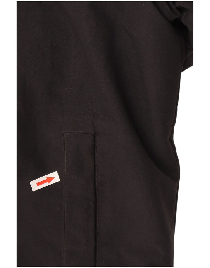 Champion Mens Hooded Padded Coat UK 40 Large Black Polyamide