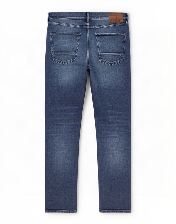 Tommy Hilfiger Mens Denton Straight Jeans W36 L30 Blue Cotton