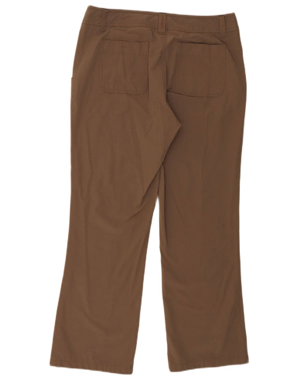 Rohan Womens Straight Chino Trousers UK 12 Medium W34 L28 Brown Polyamide