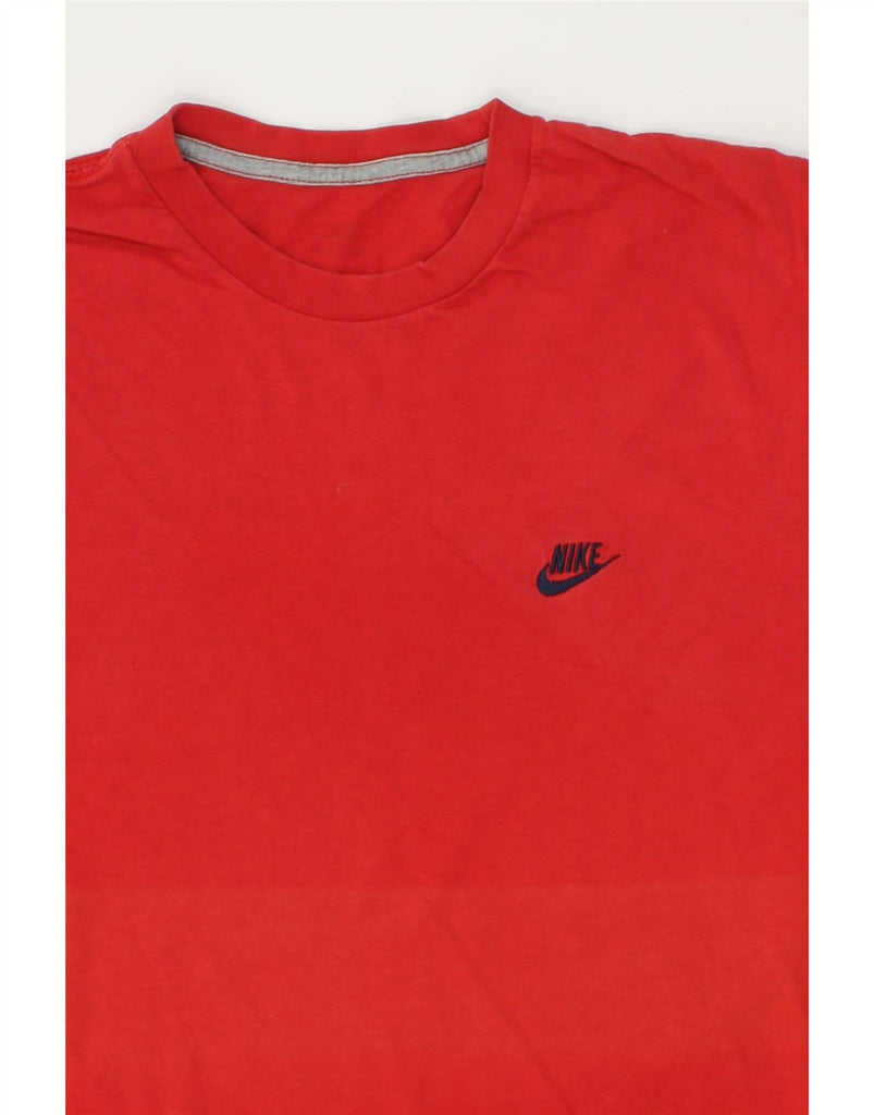 NIKE Mens T-Shirt Top Medium Red Cotton | Vintage Nike | Thrift | Second-Hand Nike | Used Clothing | Messina Hembry 