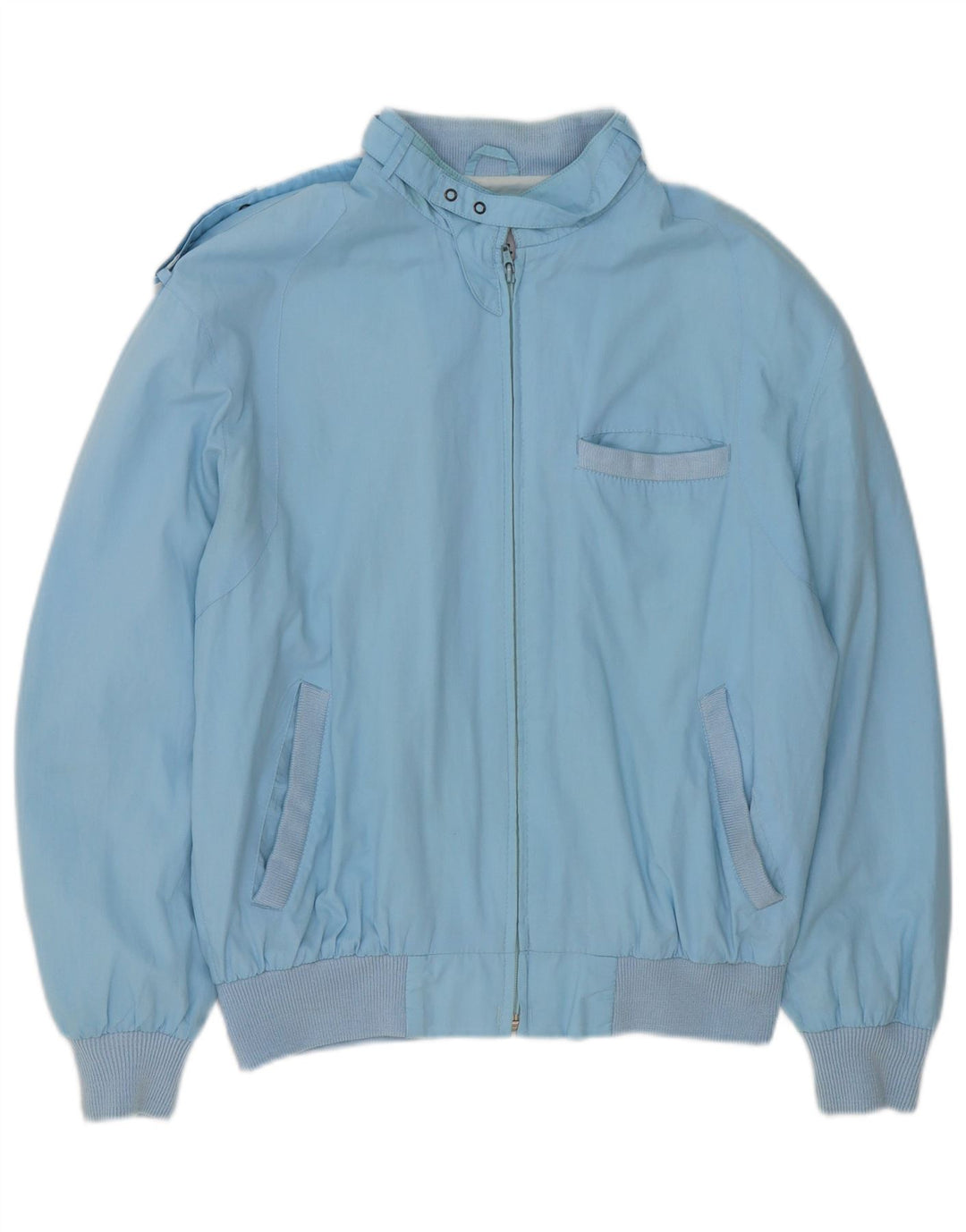 Vintage Mens Military Bomber Jacket UK 36 Small Blue Polyester