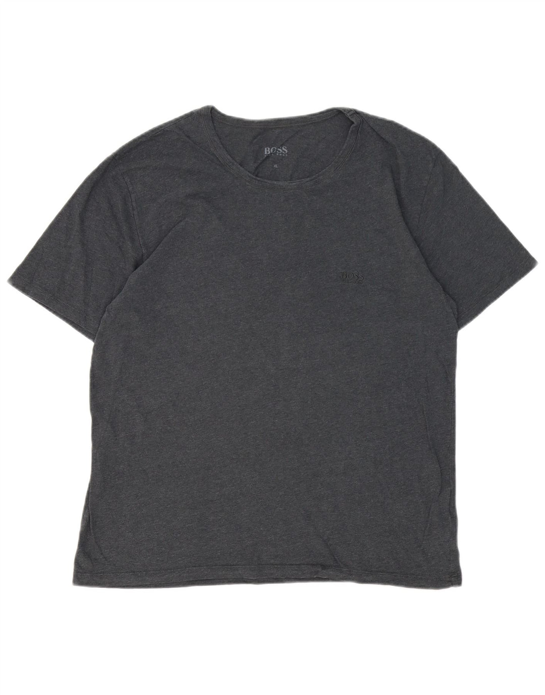 Hugo Boss Mens T-Shirt Top XL Grey Cotton