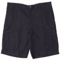 DICKIES Mens Cargo Shorts W42 2XL Navy Blue Polyester
