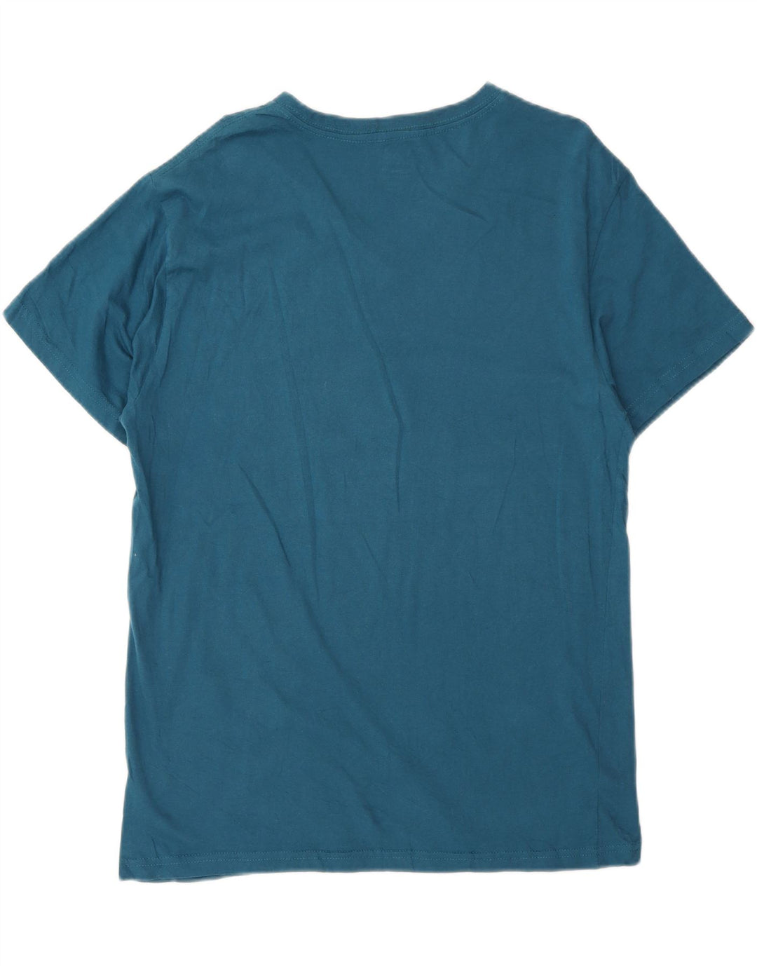 Lee Mens T-Shirt Top Large Blue Cotton